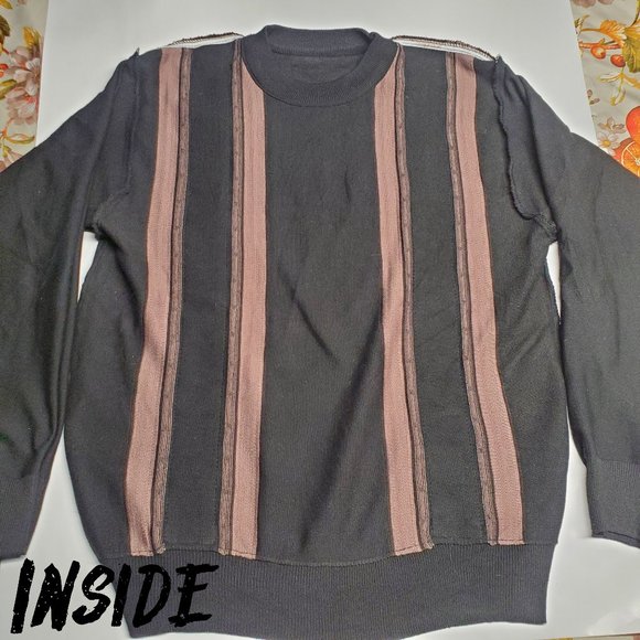 Sergio Louis  Italie - Black & Brown Pullover - (M) - Used - Picture 2 of 10